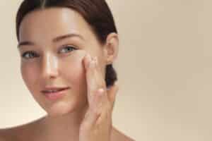Woman with fresh, tight face from laser skin tightening in Alpharetta, GA